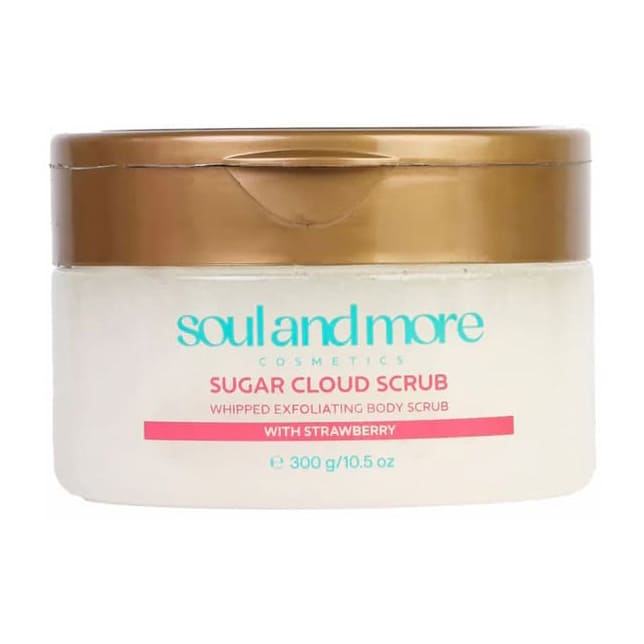 Soul & More Strawberry Body Scrub - 300gm - Bloom Pharmacy