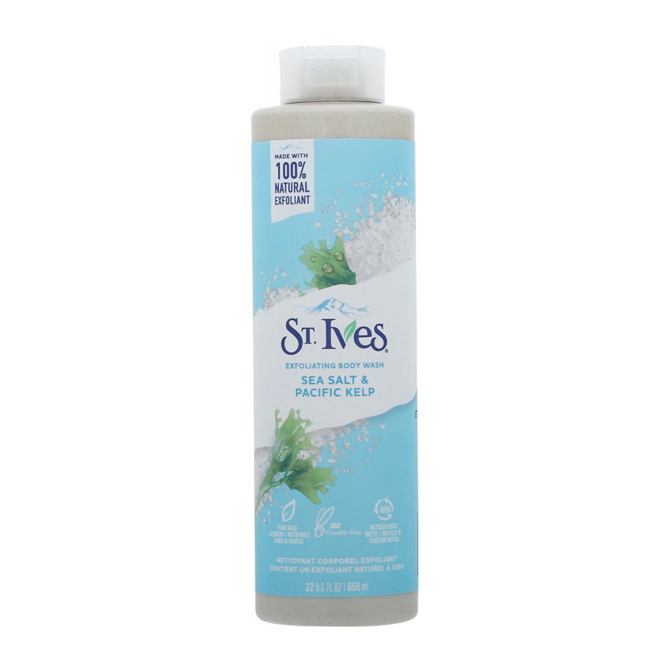 St. Ives Sea Salt & Pacific Kelp Exfoliating Body Wash - 650ml - Bloom Pharmacy
