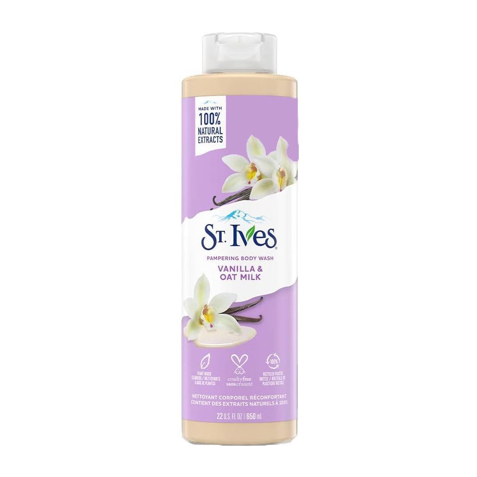 St. Ives Vanilla & Oat Milk Pampering Body Wash - 650ml - Bloom Pharmacy