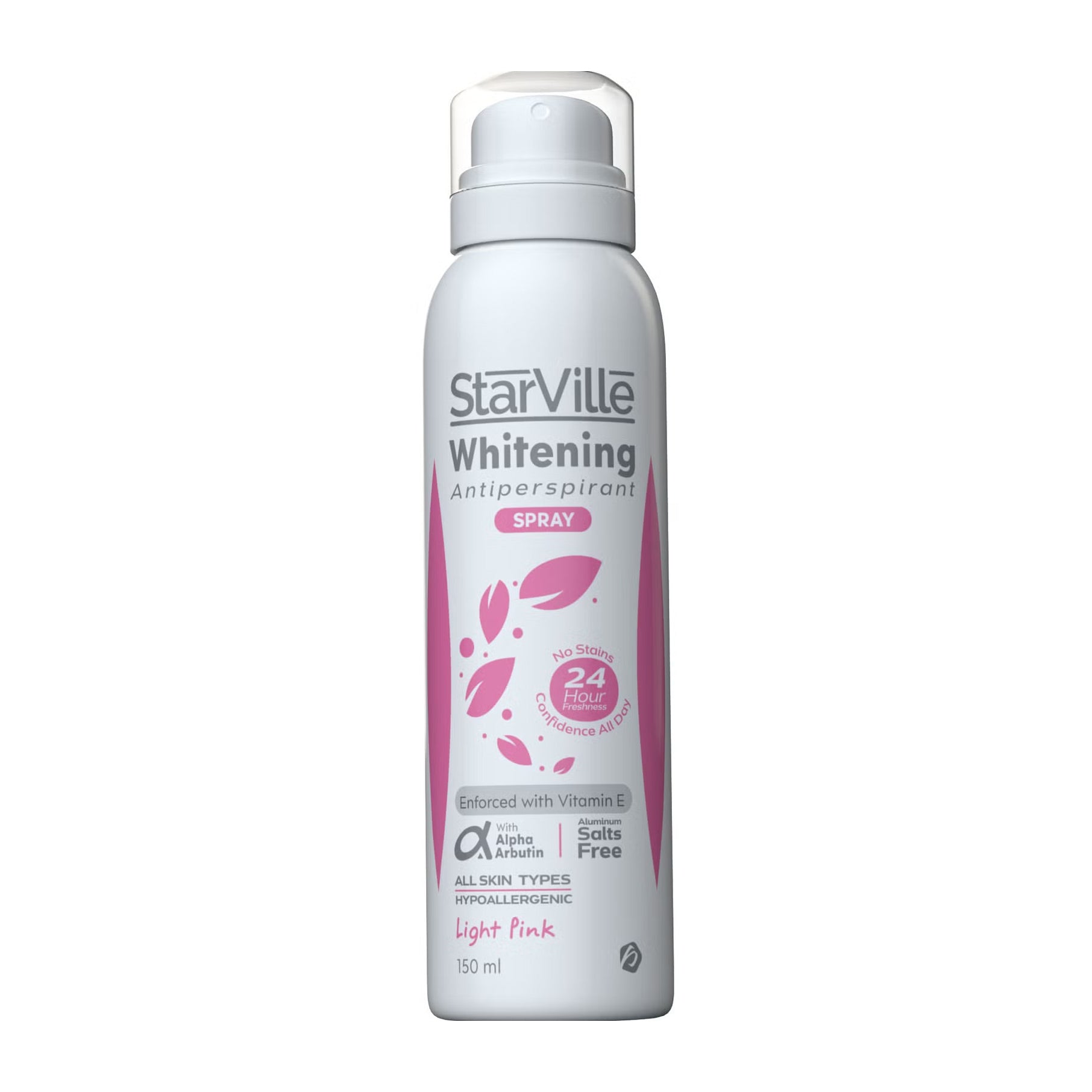 Starville Whitening Light Pink Antiperspirant Spray - 200ml - Bloom Pharmacy