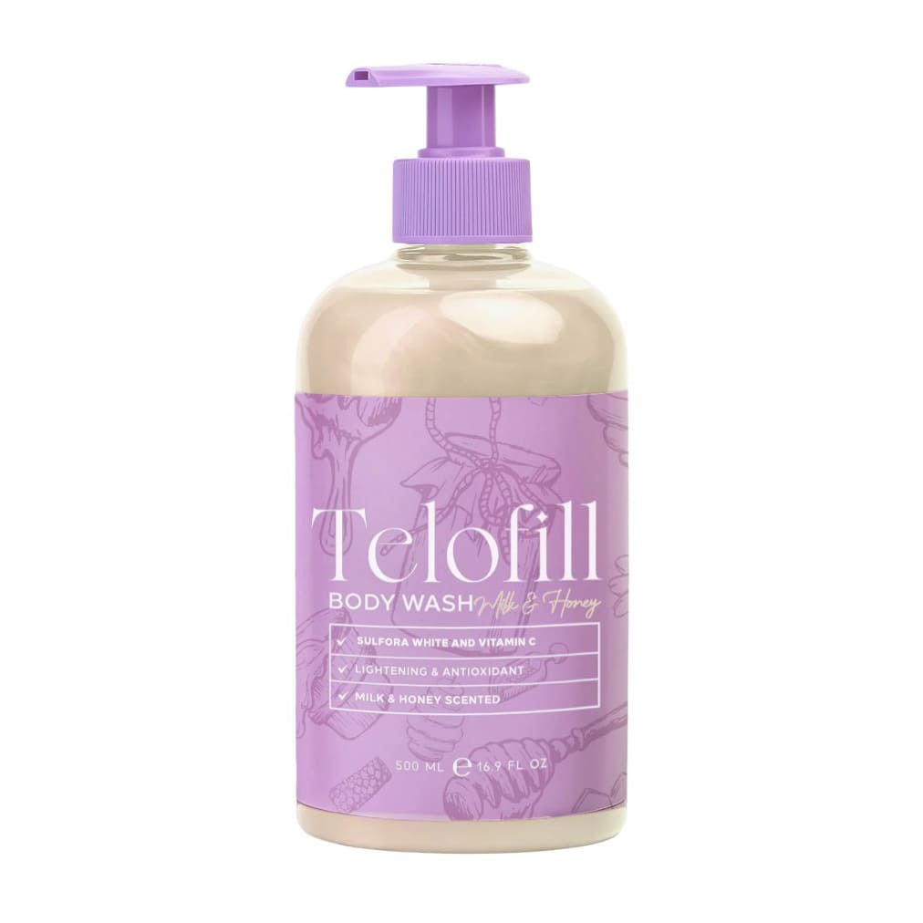 Telofill Milk and Honey Body Wash - 500ml - Bloom Pharmacy