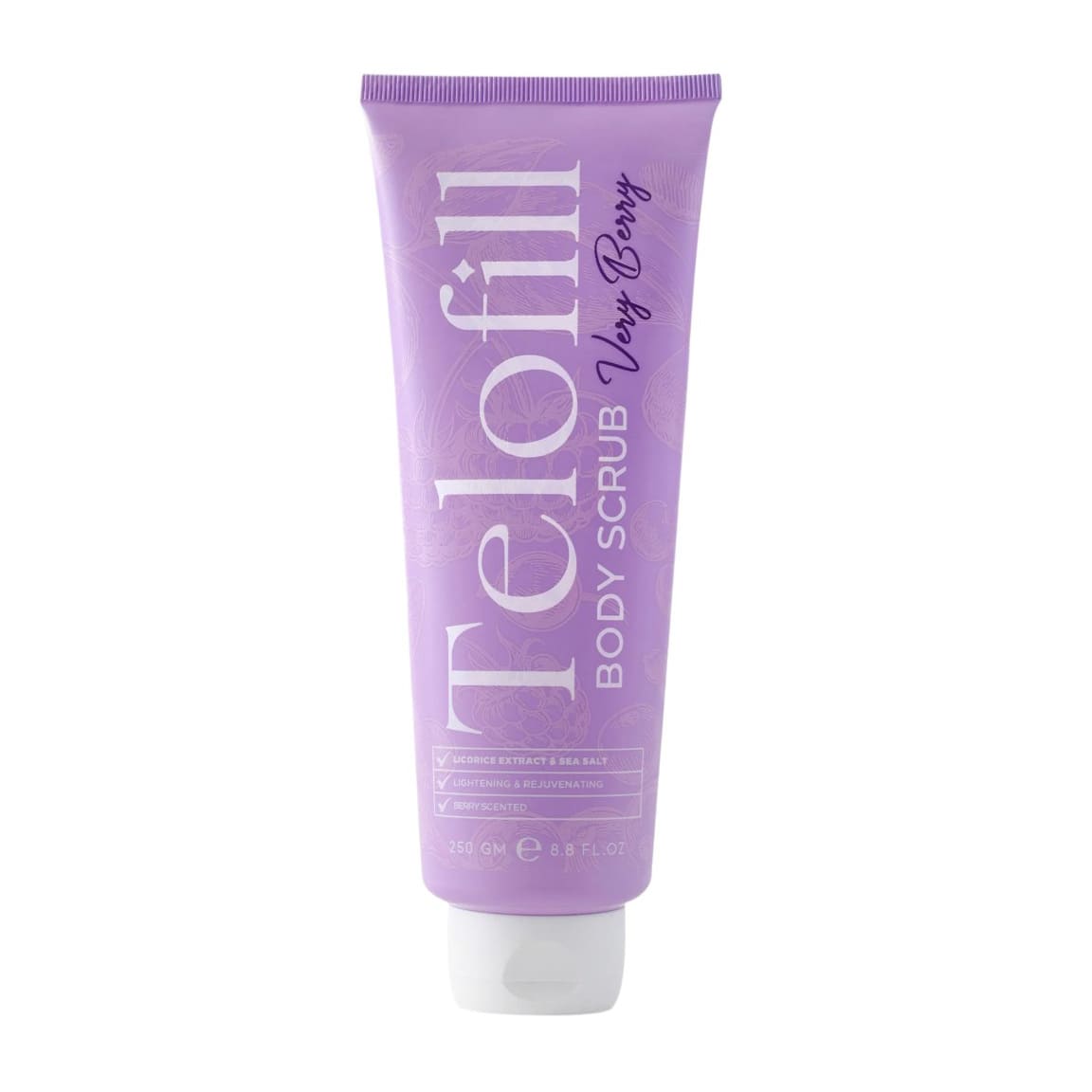 Telofill Very Berry Body Scrub - 250gm - Bloom Pharmacy