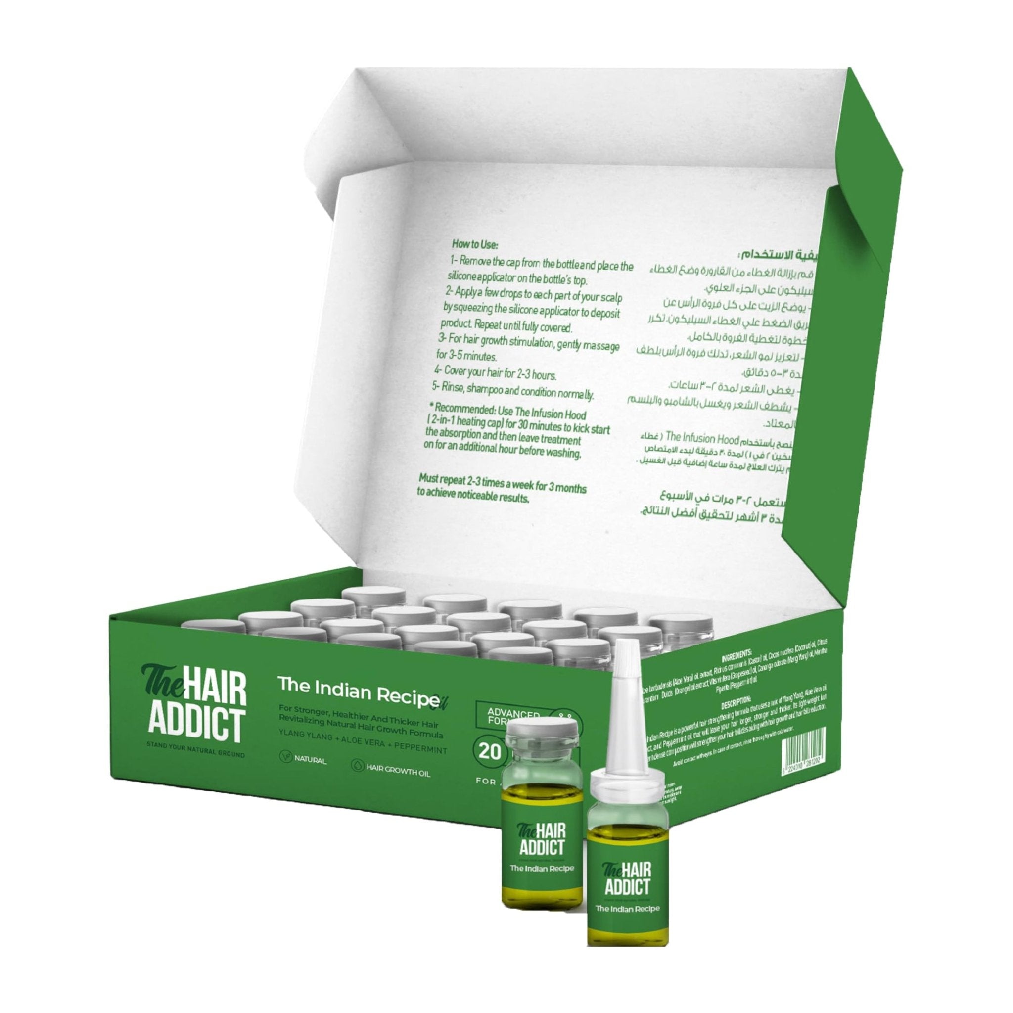 The Hair Addict The Indian Recipe 10ml - Bloom Pharmacy