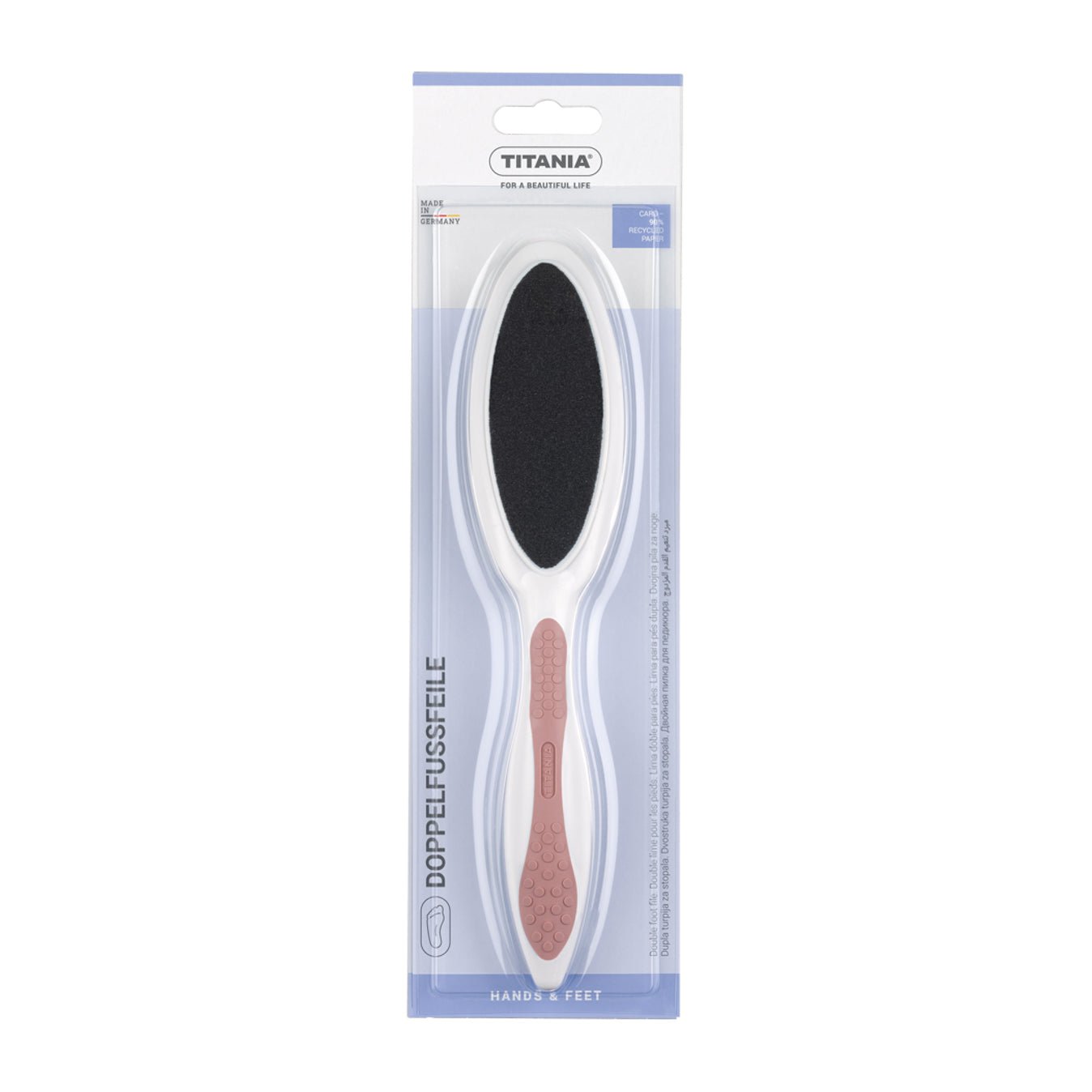 Titania Double Sided Foot File - 3040/B - Bloom Pharmacy