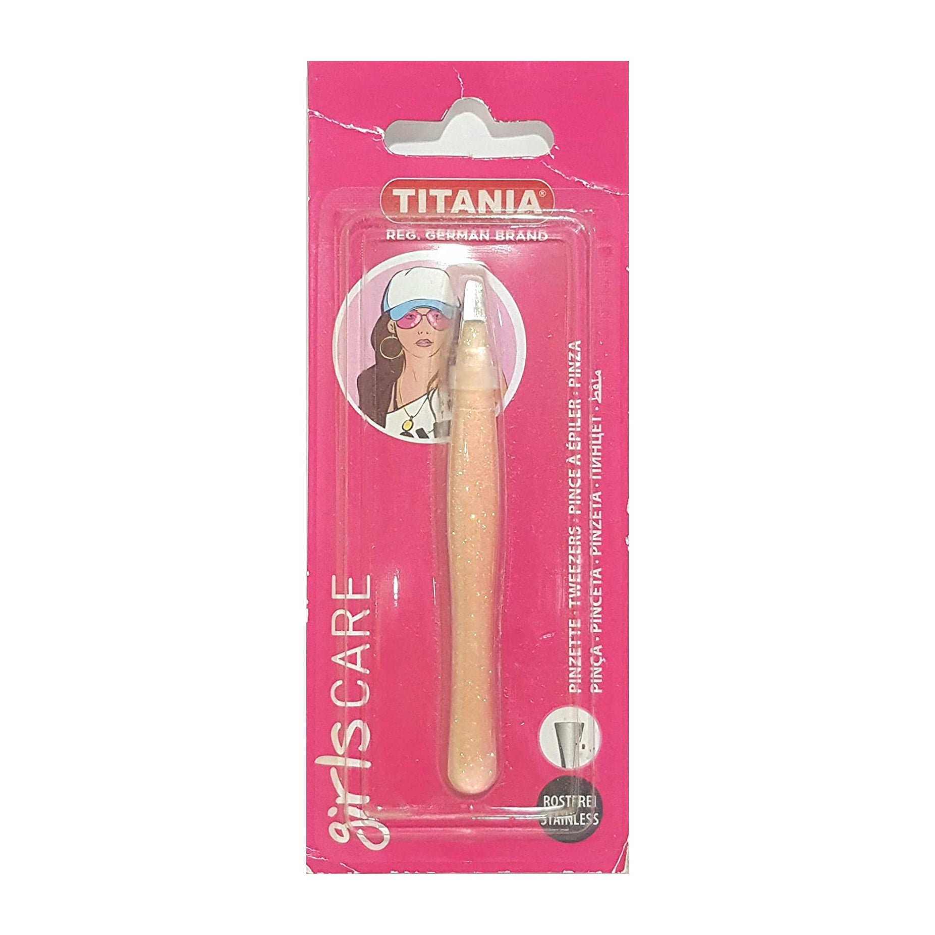 Titania Girls Care Stainless Steel Tweezer – 1077/A - Bloom Pharmacy