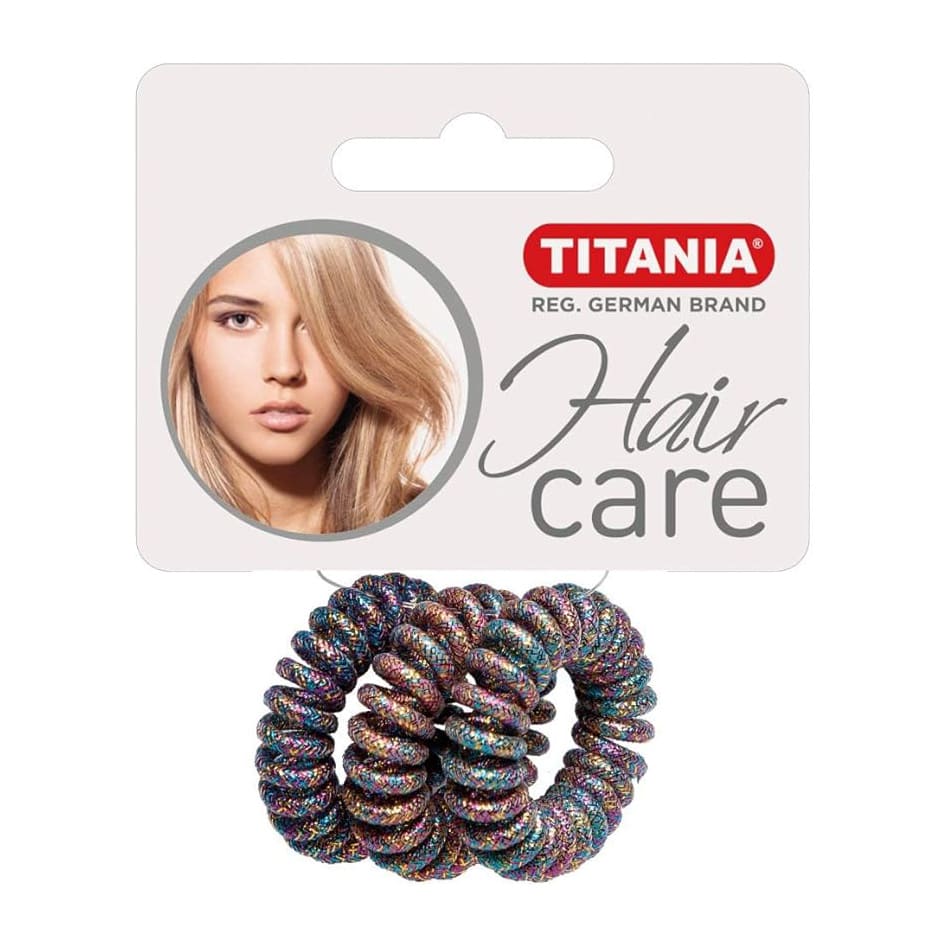 Titania Metallic Glitter Rubber Hair - 3 PCS - Bloom Pharmacy