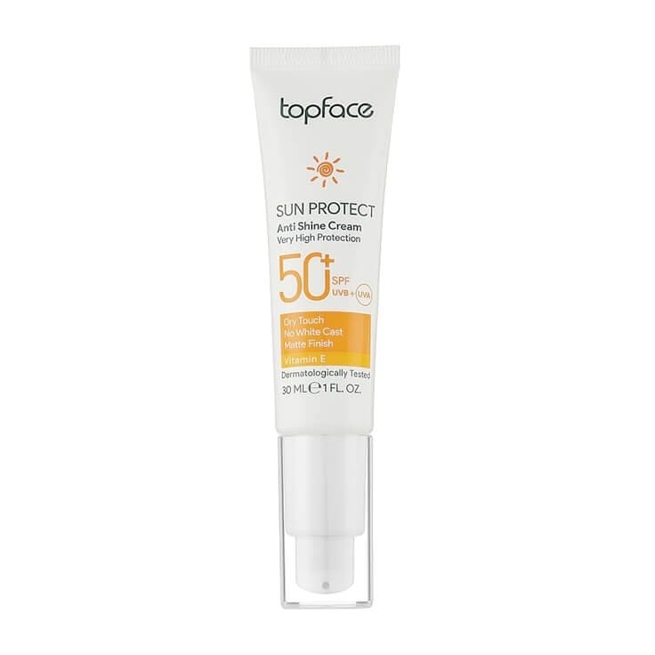 Topface Anti Shine SPF 50+ Sunscreen Cream - 30ml - Bloom Pharmacy