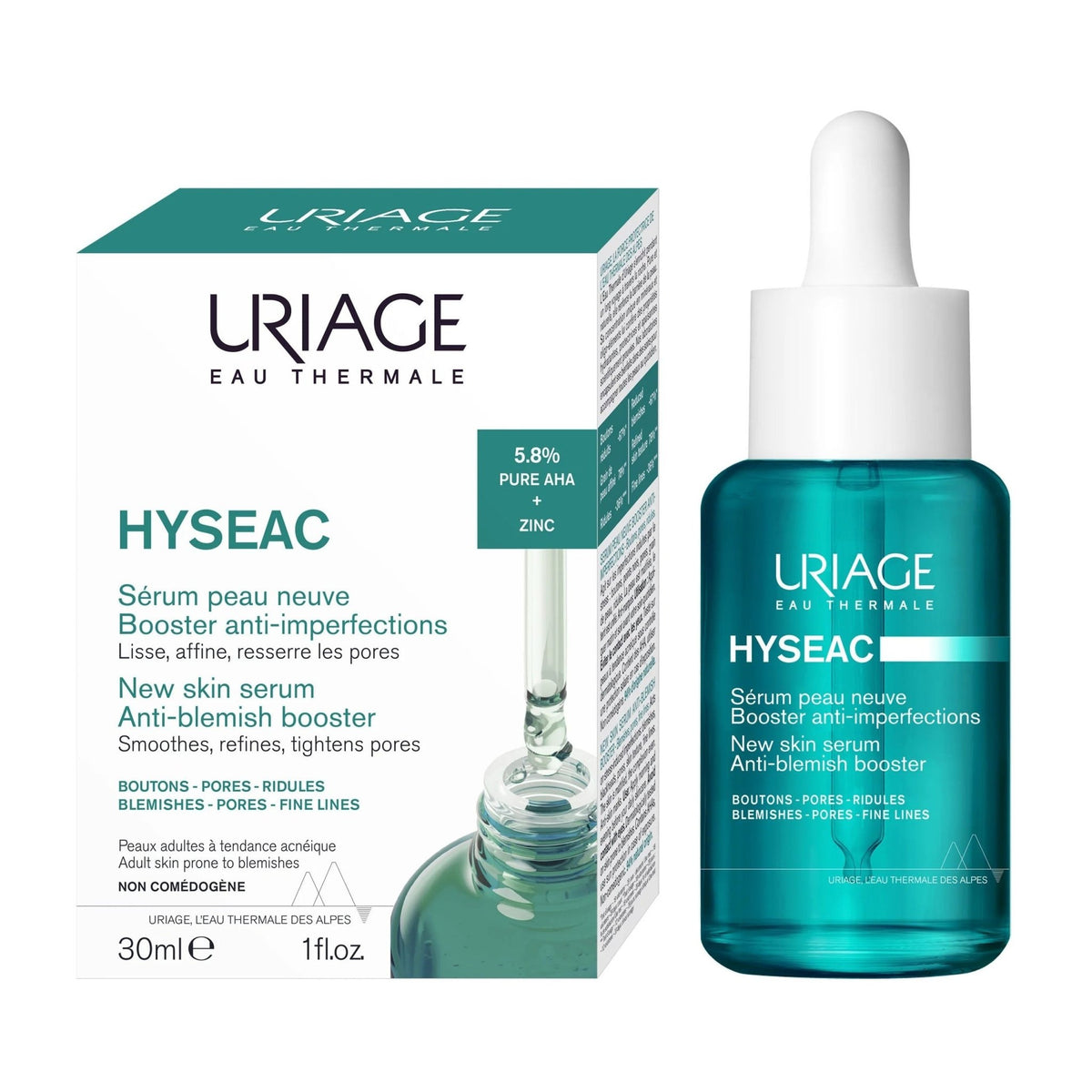Uriage Hyseac Anti-Blemish Booster Serum - 30ml - Bloom Pharmacy