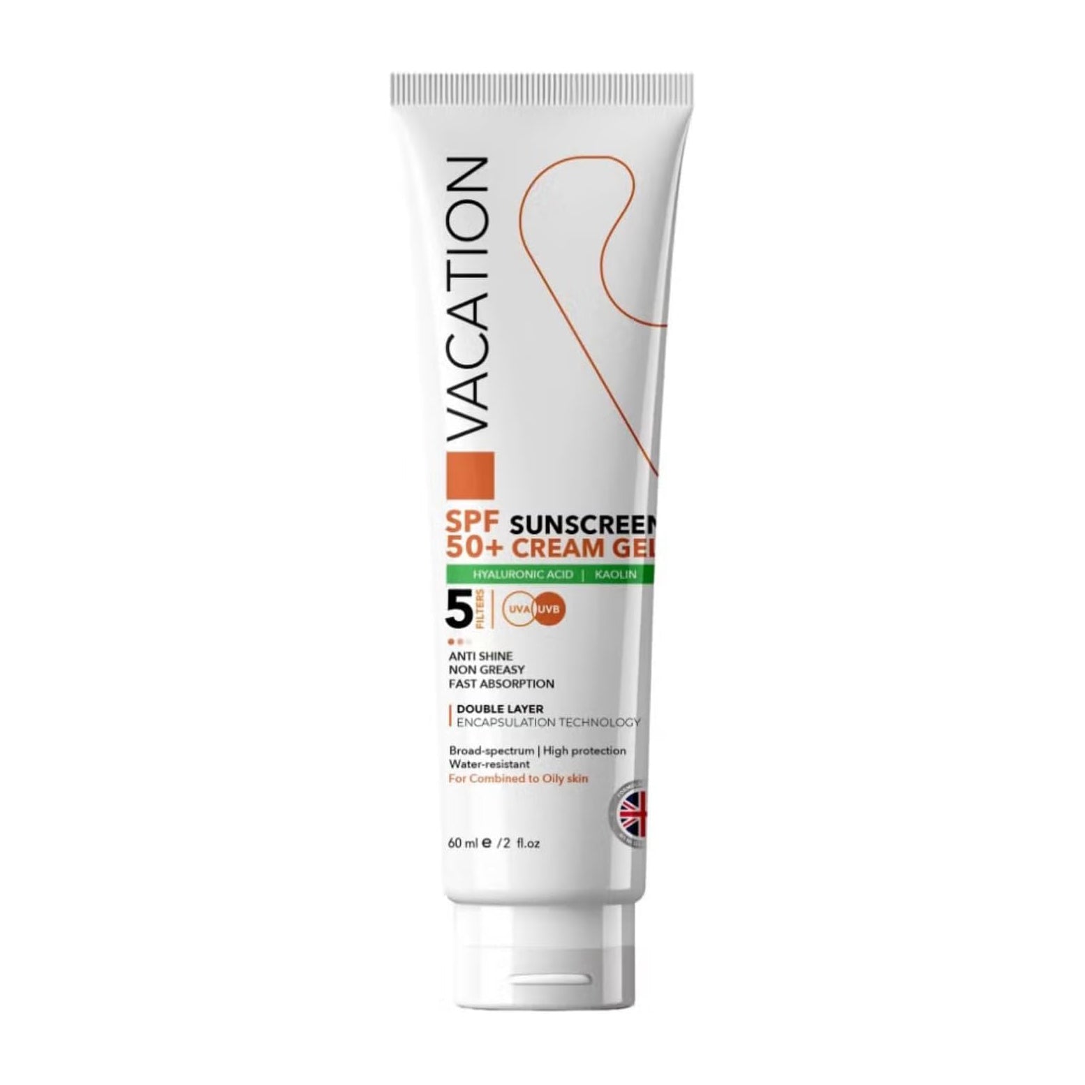 Vacation Sunscreen SPF 50+ Gel - 60ml - Bloom Pharmacy