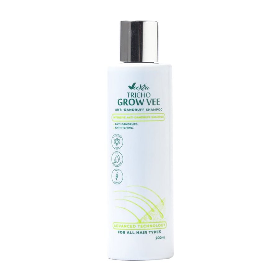 Veexia Tricho - Grow Vee Anti - Dandruff Shampoo - 200ml - Bloom Pharmacy