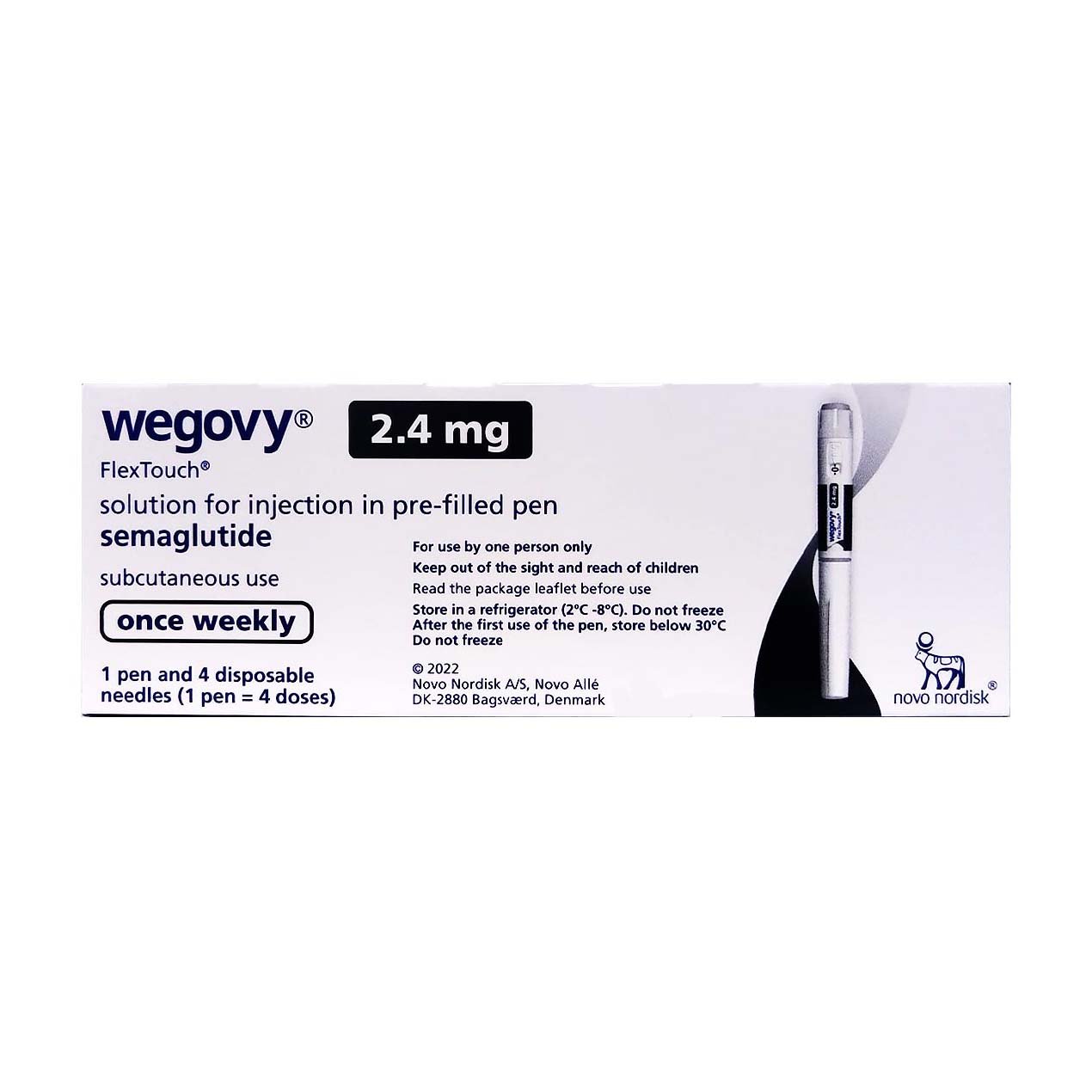 Wegovy 2.4 Mg / 3 Ml (1 Pen = 4 doses) - Bloom Pharmacy