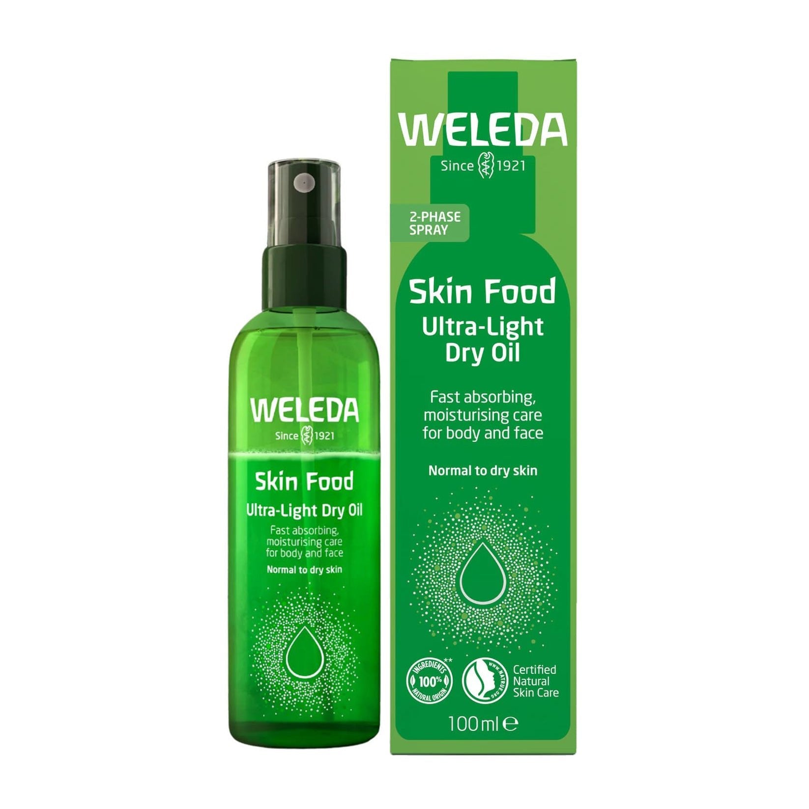 Weleda Skin Food Ultra - Light Dry Oil - 100ml - Bloom Pharmacy