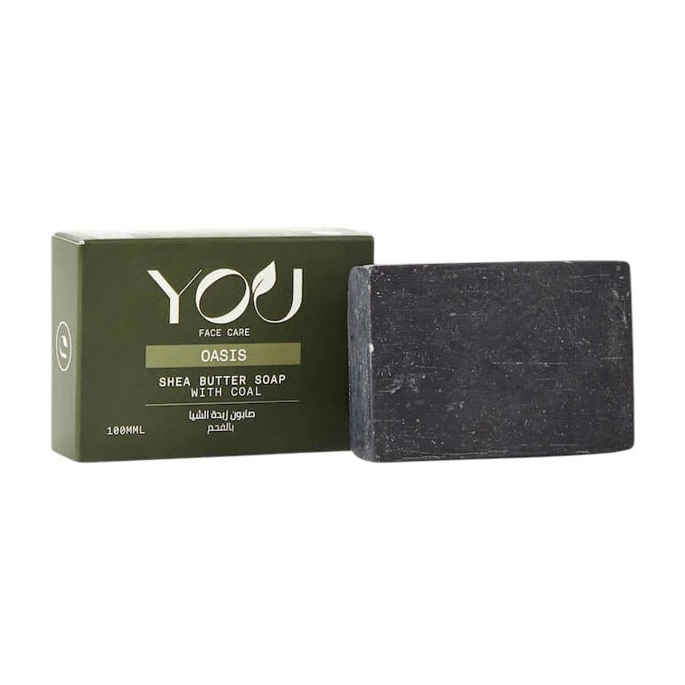 You Face Care Oasis Shea Butter With Coal Soap - 100g - Bloom Pharmacy
