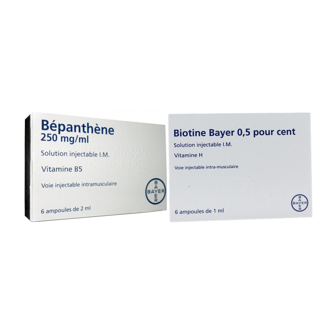 Biotine and Bepanthene Ampoules