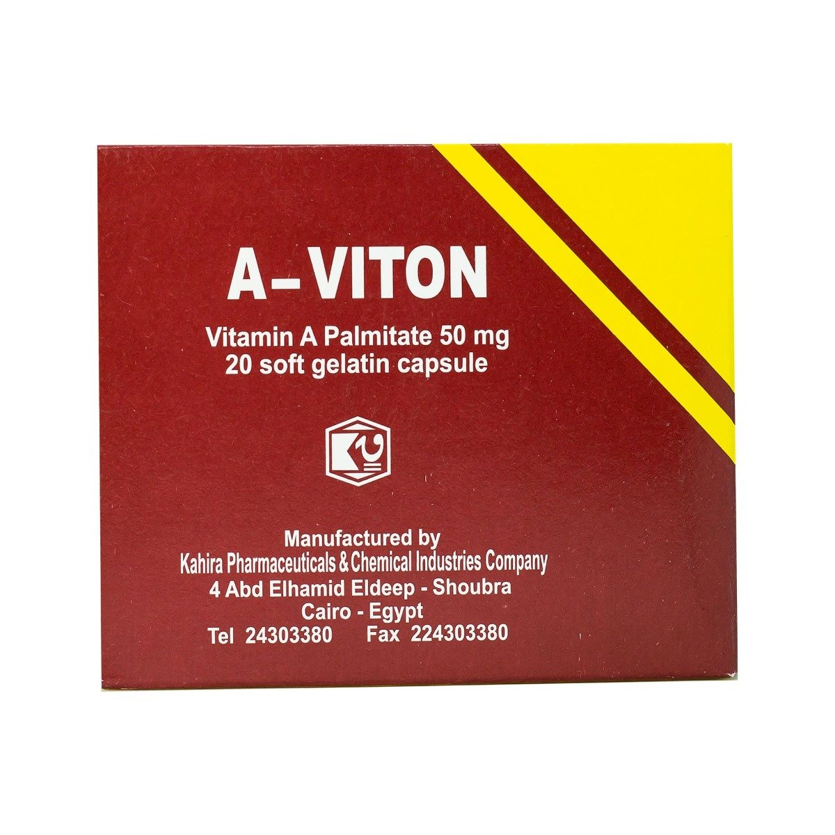 A Viton 50 mg - 20 Capsules - Bloom Pharmacy