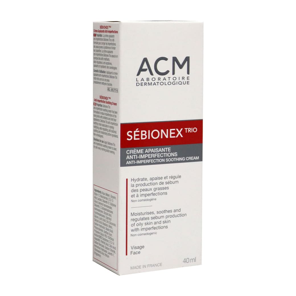 Acm Sebionex Trio Anti - Imperfection Corrective Cream - 40ml - Bloom Pharmacy