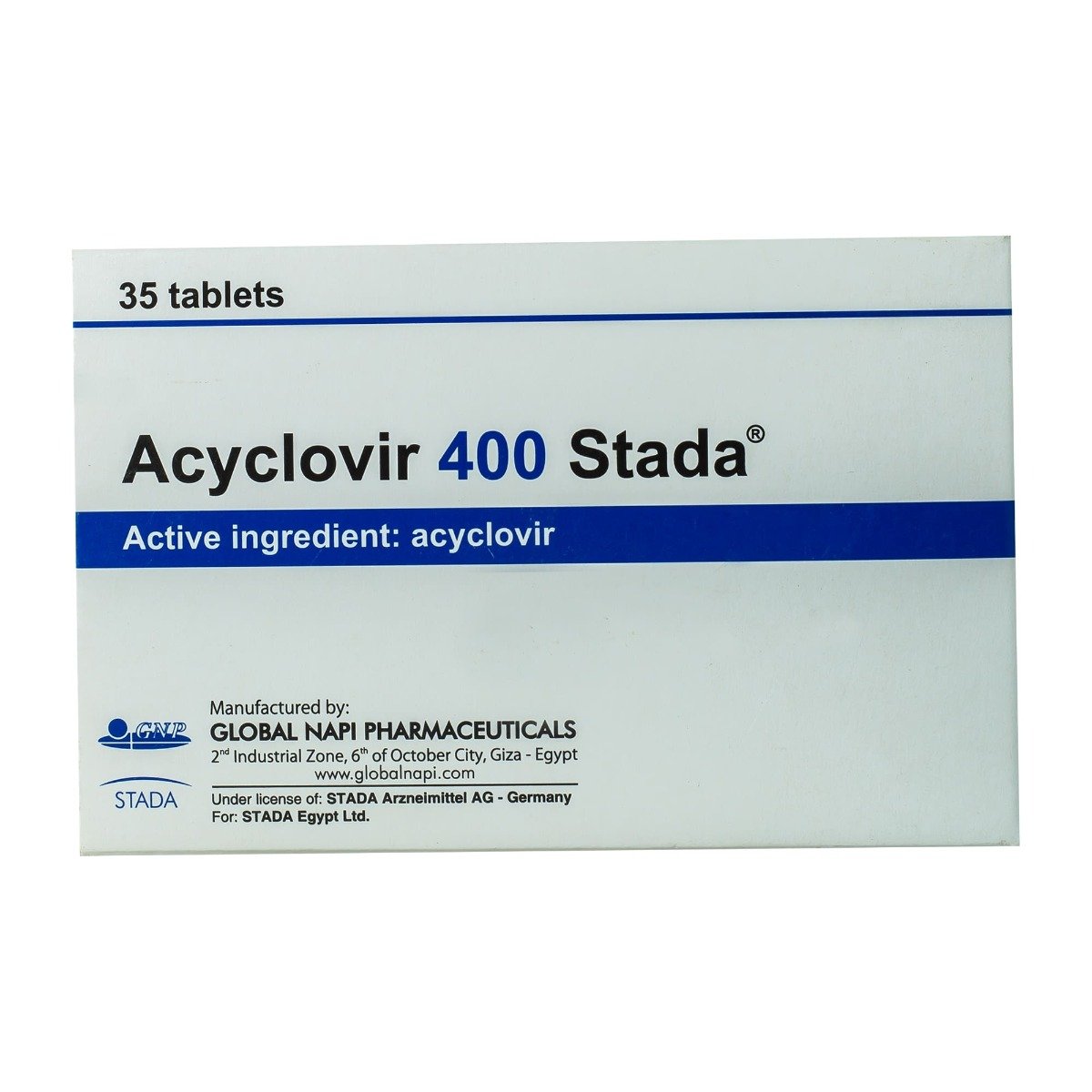Acyclovir Stada 400 mg - 35 Tablets - Bloom Pharmacy