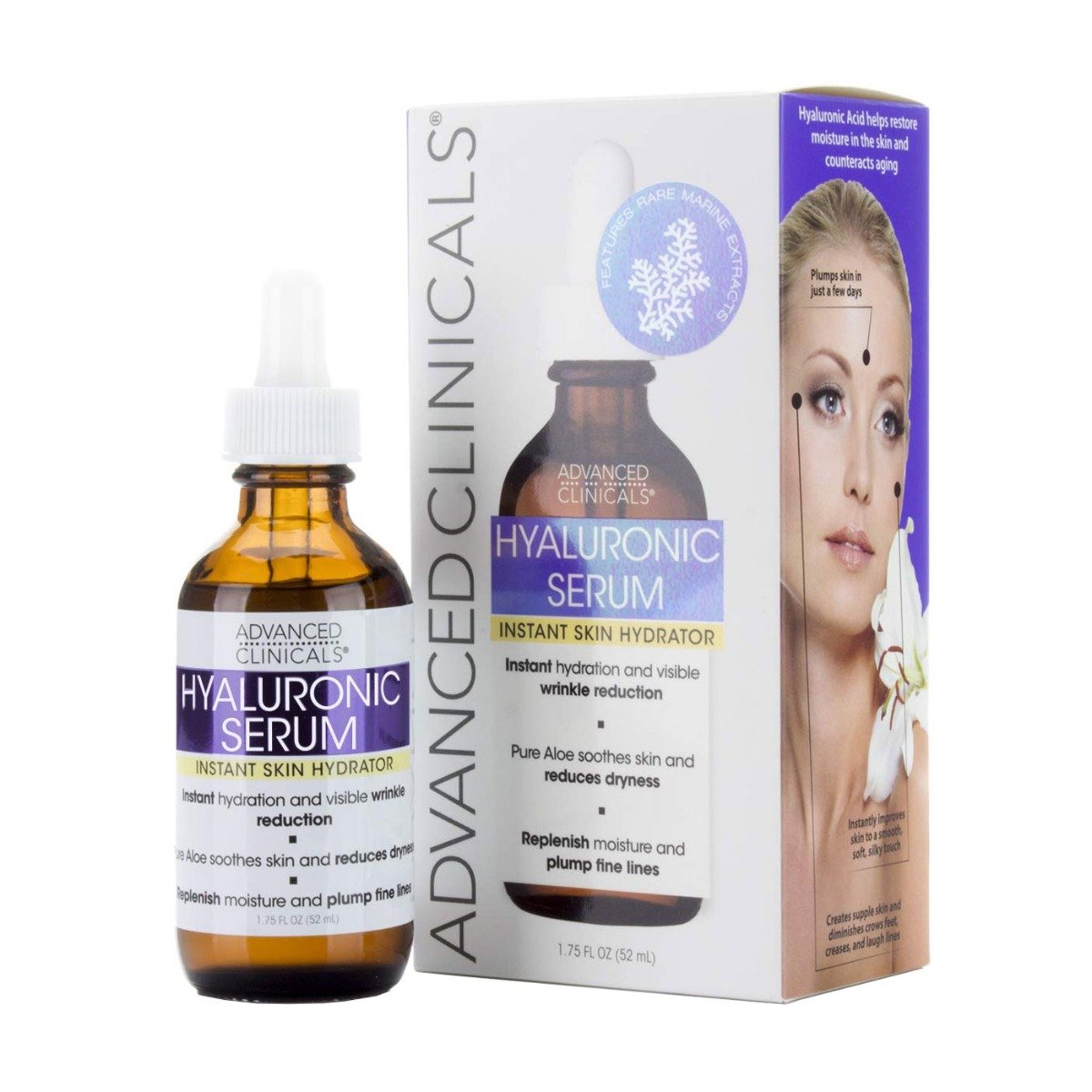 Advanced Clinicals Hyaluronic Serum – 52ml - Bloom Pharmacy