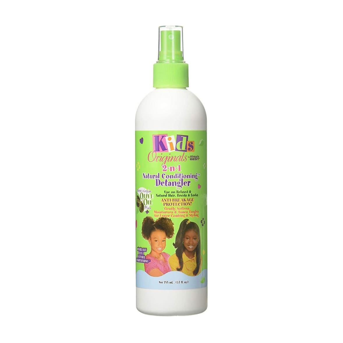 Africas Best 2-N-1 Natural Conditioning Detangler - 355ml - Bloom Pharmacy