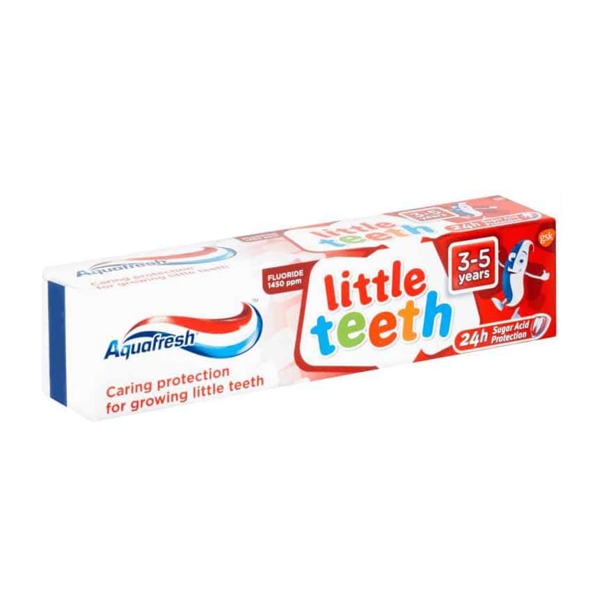 Aquafresh Little Teeth Toothpaste 3 - 5 Years - 50ml - Bloom Pharmacy