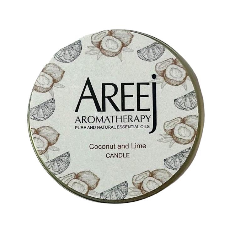 Areej Coconut and Lime Candle - Bloom Pharmacy