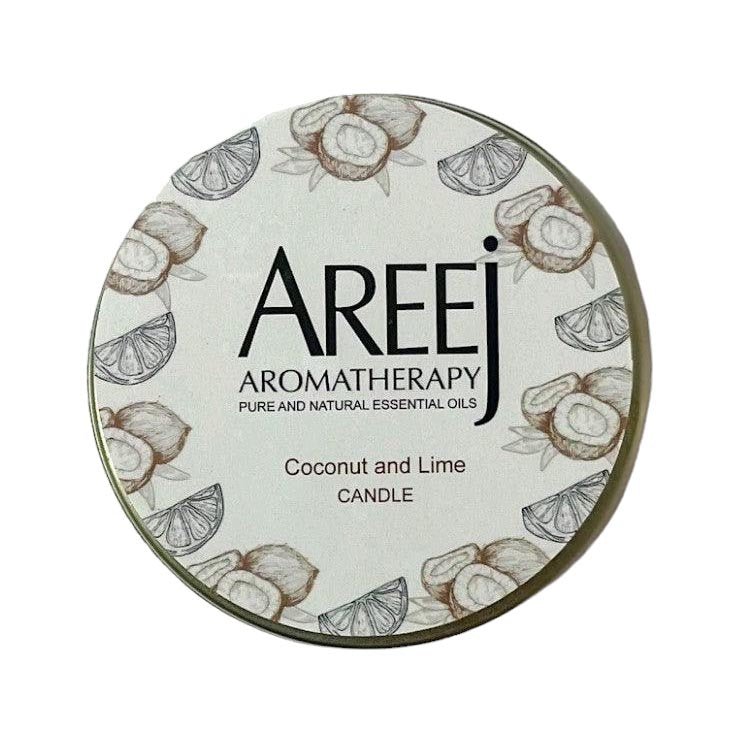 Areej Coconut and Lime Candle - Bloom Pharmacy