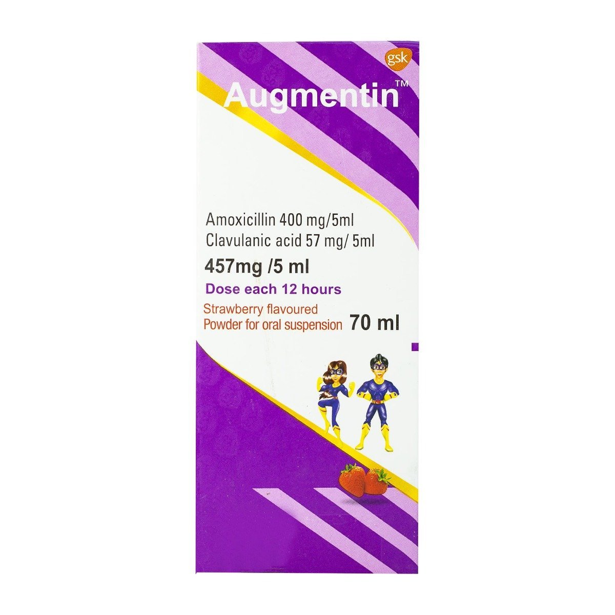 Augmentin 457 mg-5 ml Suspension - 70 ml - Bloom Pharmacy