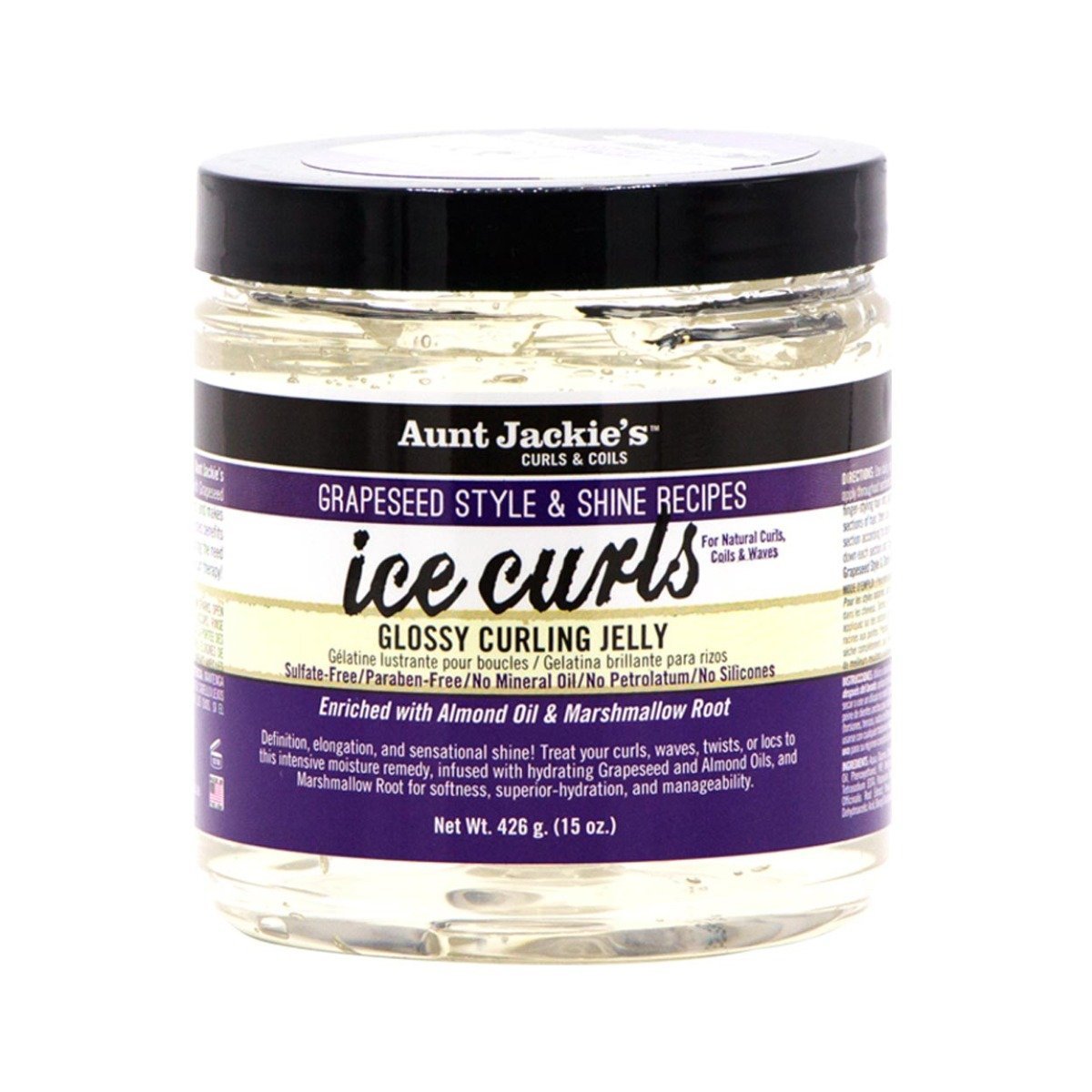 Aunt Jackies Grapseed Ice Curls Glossy Curling Gel - 426gm - Bloom Pharmacy
