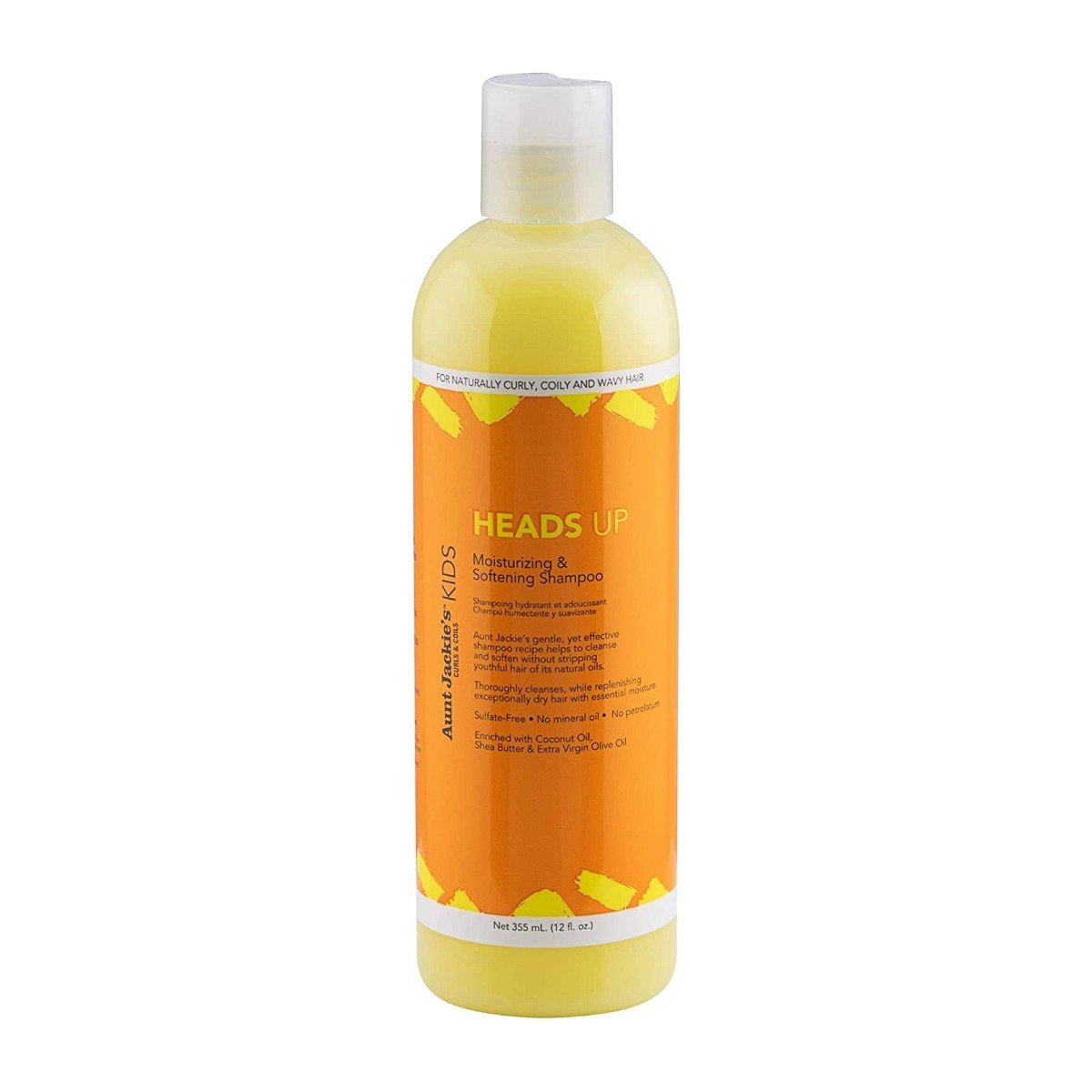 Aunt Jackies Kids Heads Up Moisturising & Softening Shampoo - 355ml - Bloom Pharmacy