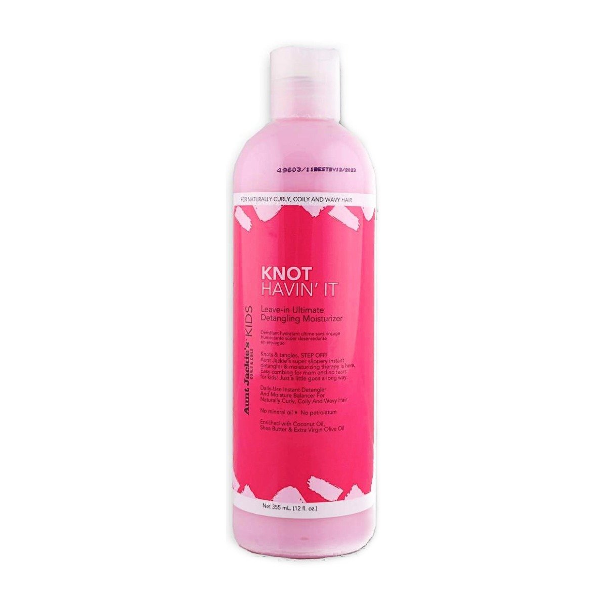 Aunt Jackies Kids knot Havin' It Leave-in Ultimate Detangling Moisturizer - 355ml - Bloom Pharmacy