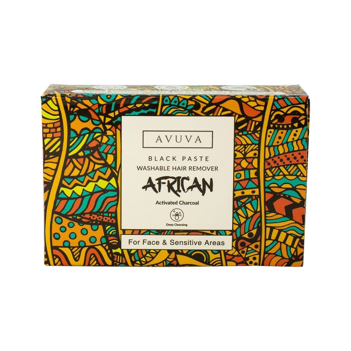 Avuva Black Paste Washable Hair Removal For Face & Sensitive Area - Bloom Pharmacy