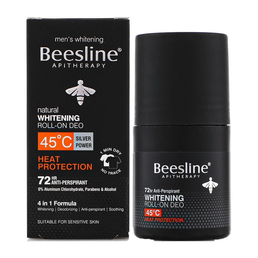 Beesline Natural Whitening 45 C Heat Protection Roll On Deodorant For Men – 50ml - Bloom Pharmacy