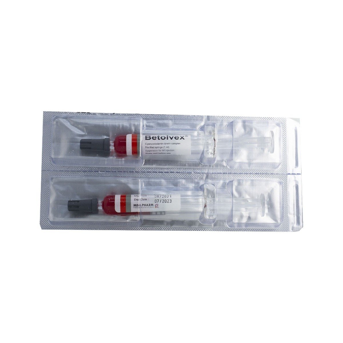 Betolvex 1 mg-1 ml - 2 Prefilled Syringes - Bloom Pharmacy