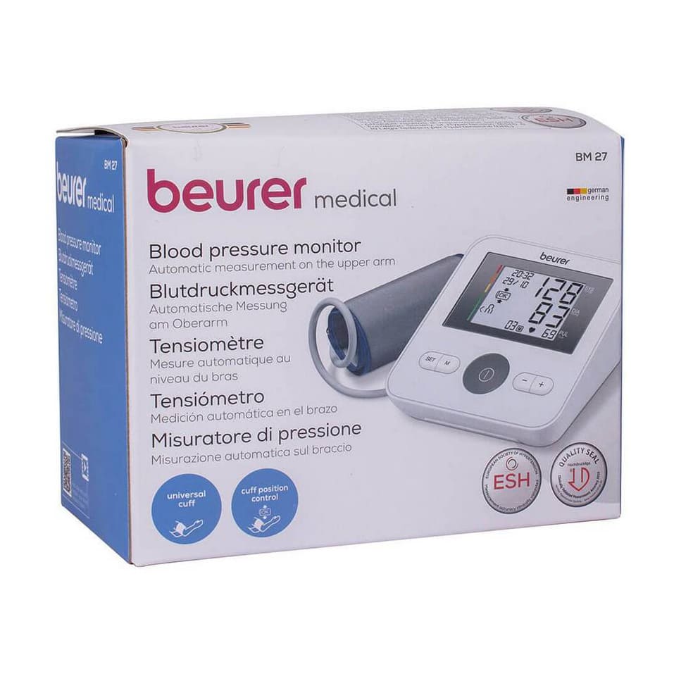 Beurer Upper Arm Blood Pressure Monitor - BM27 - Bloom Pharmacy