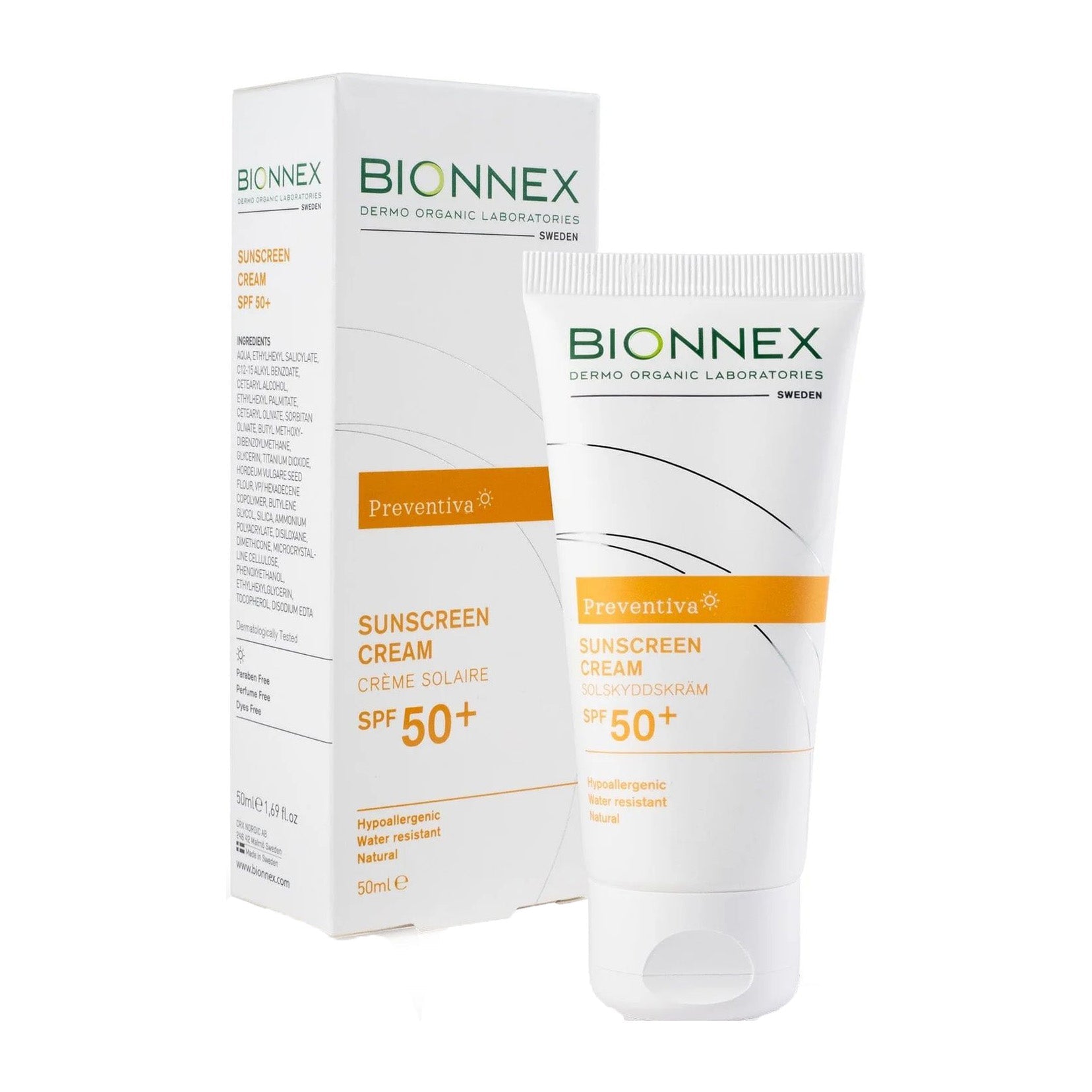 Bionnex Preventiva Sunscreen Cream SPF 50+ - 50ml - Bloom Pharmacy