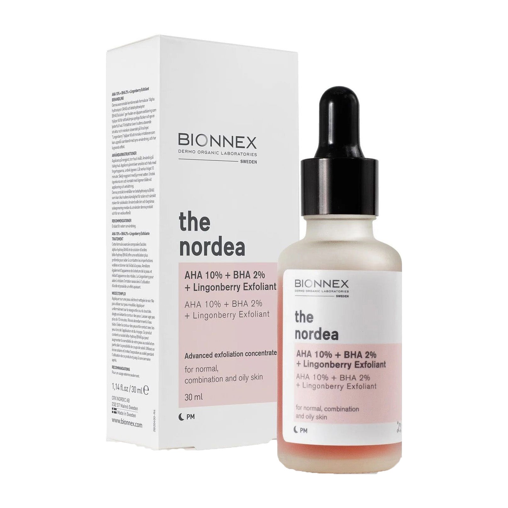 Bionnex The Nordea Aha10% Bha2% Serum - 30ml - Bloom Pharmacy