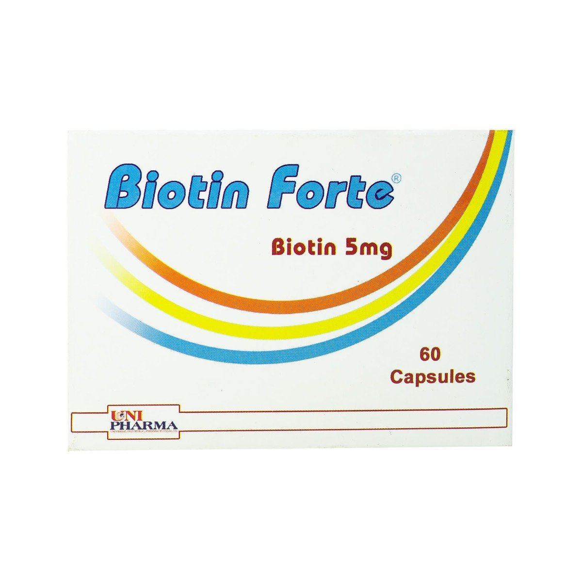 Biotin Forte 5 mg - 60 Capsules - Bloom Pharmacy