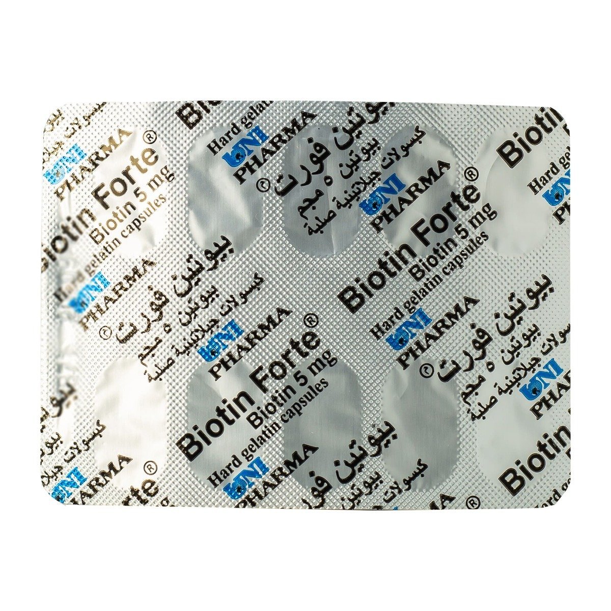 Biotin Forte 5 mg - 60 Capsules - Bloom Pharmacy
