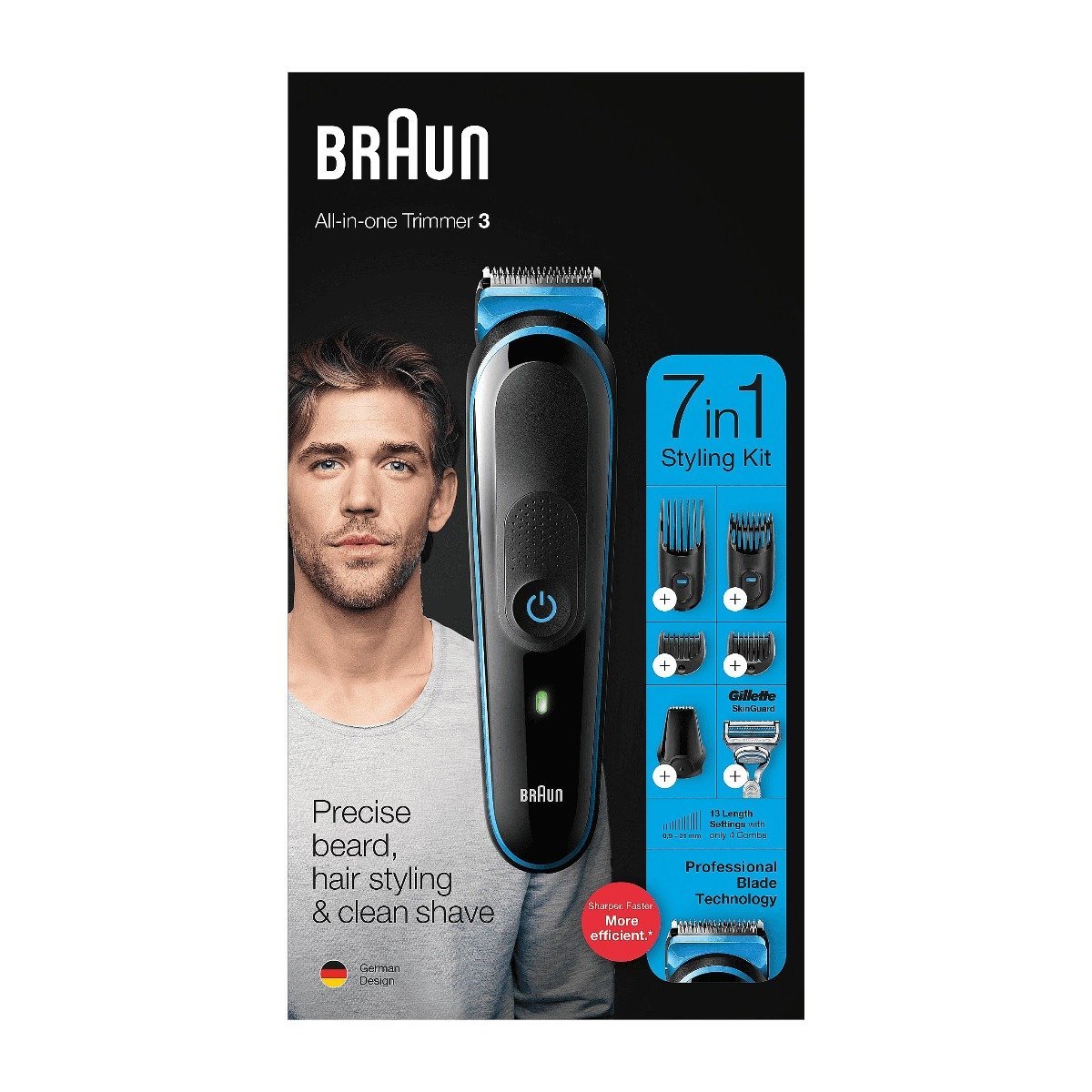 Braun All-In-One Trimmer (3) 7 In 1 Styling Kit - MGK3242 - Bloom Pharmacy