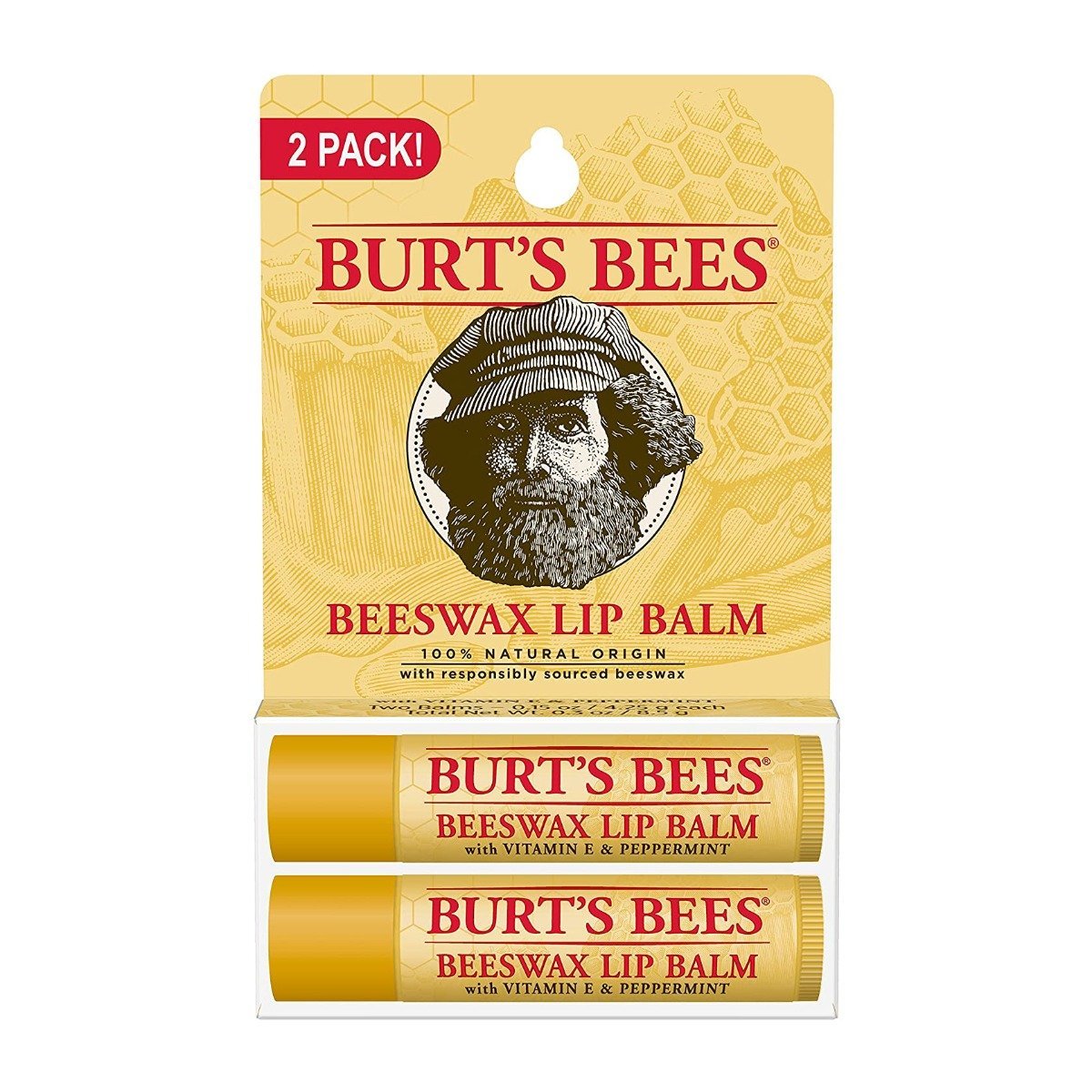 Burt’s Bees Beeswax Lip Balm - 2pcs - Bloom Pharmacy