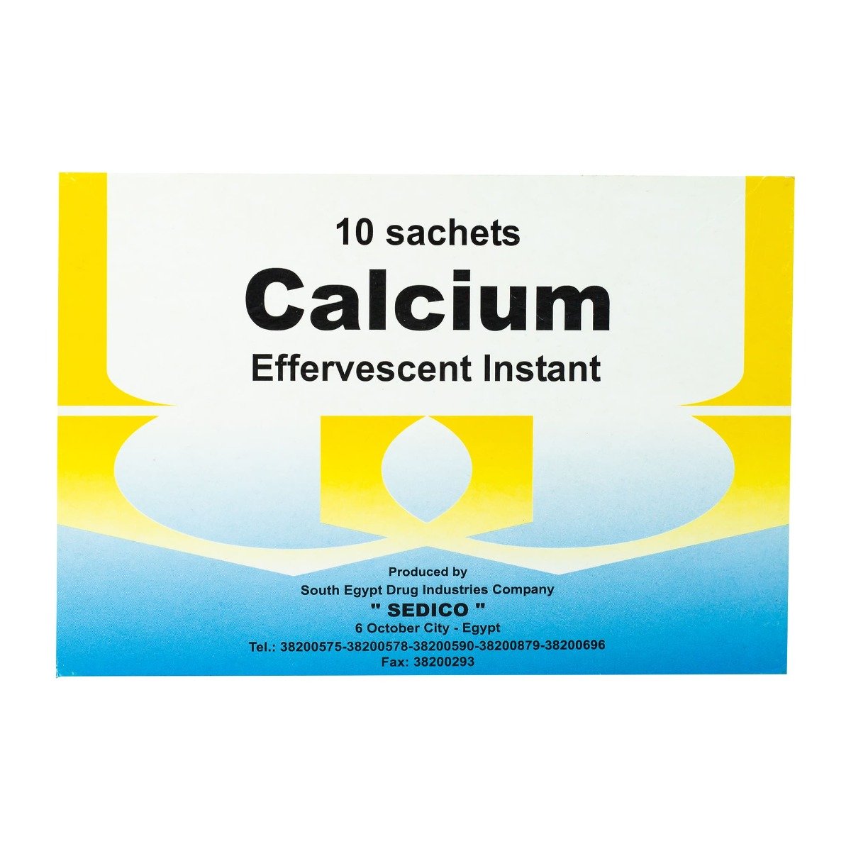 Calcium 500 mg Effervescent - 10 Sachets