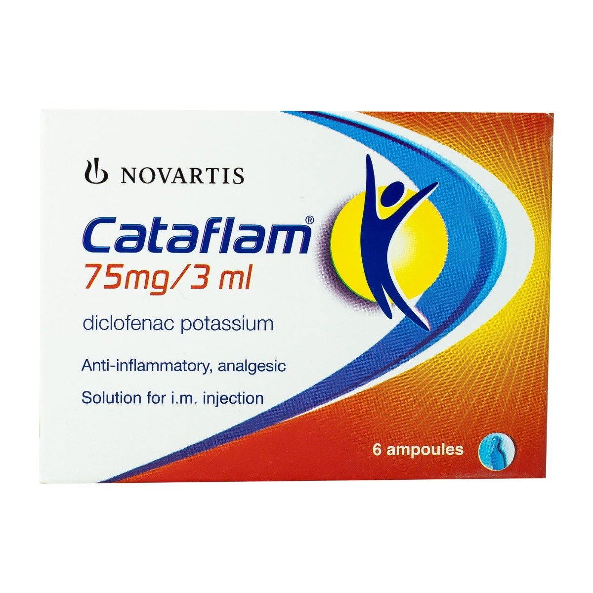 Cataflam 75 mg - 3 ml - 6 Ampoules - Bloom Pharmacy