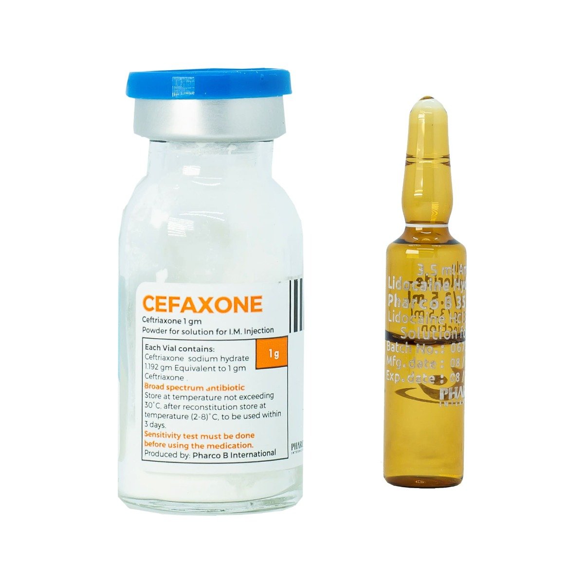 Cefaxone 1 gm IM - 1 Vial - Bloom Pharmacy