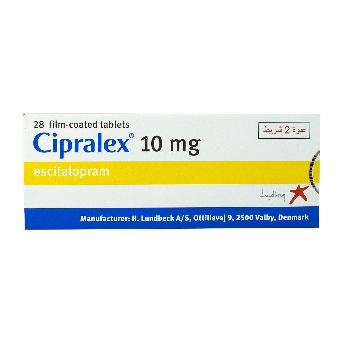 Cipralex 10 mg - 28 Tablets - Bloom Pharmacy