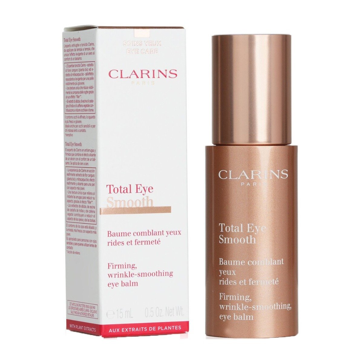 Clarins Total Eye Smooth Eye Balm – 15ml - Bloom Pharmacy