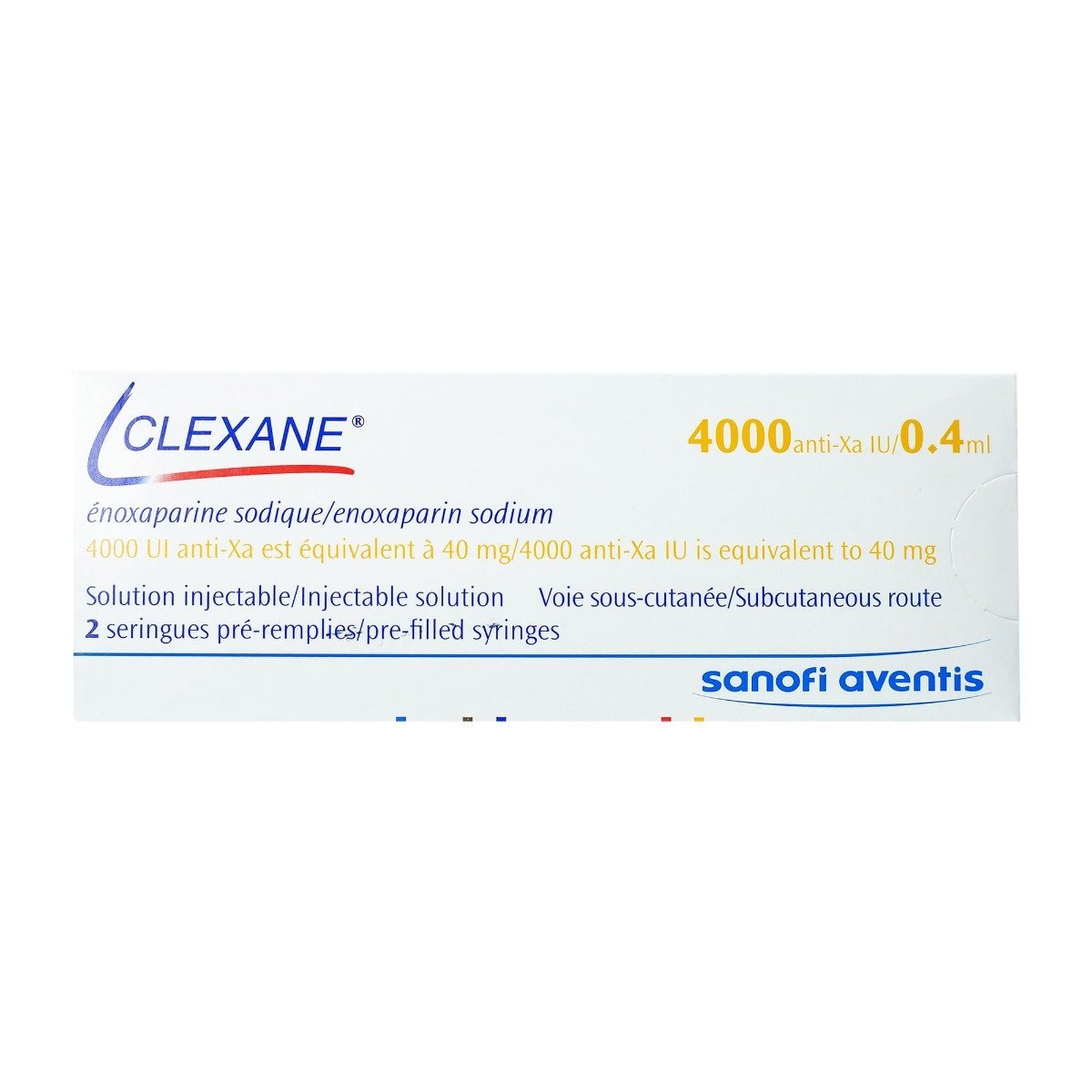 Clexane 40 mg-0.4 ml - 2 Syringes - Bloom Pharmacy