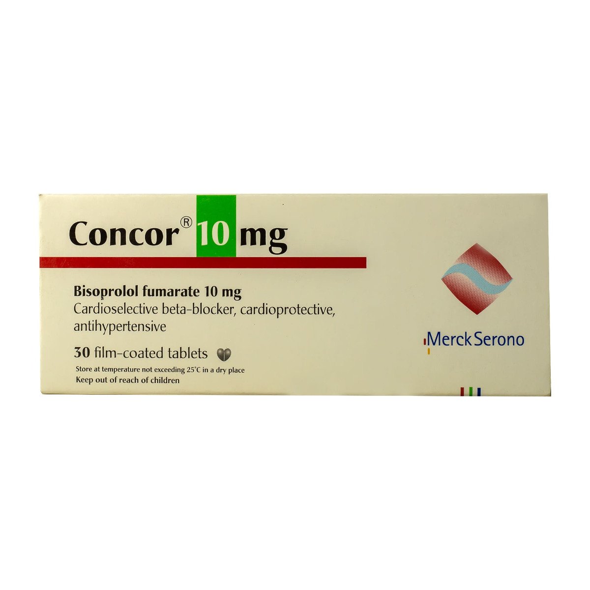 Concor 10 mg - 30 Tablets - Bloom Pharmacy