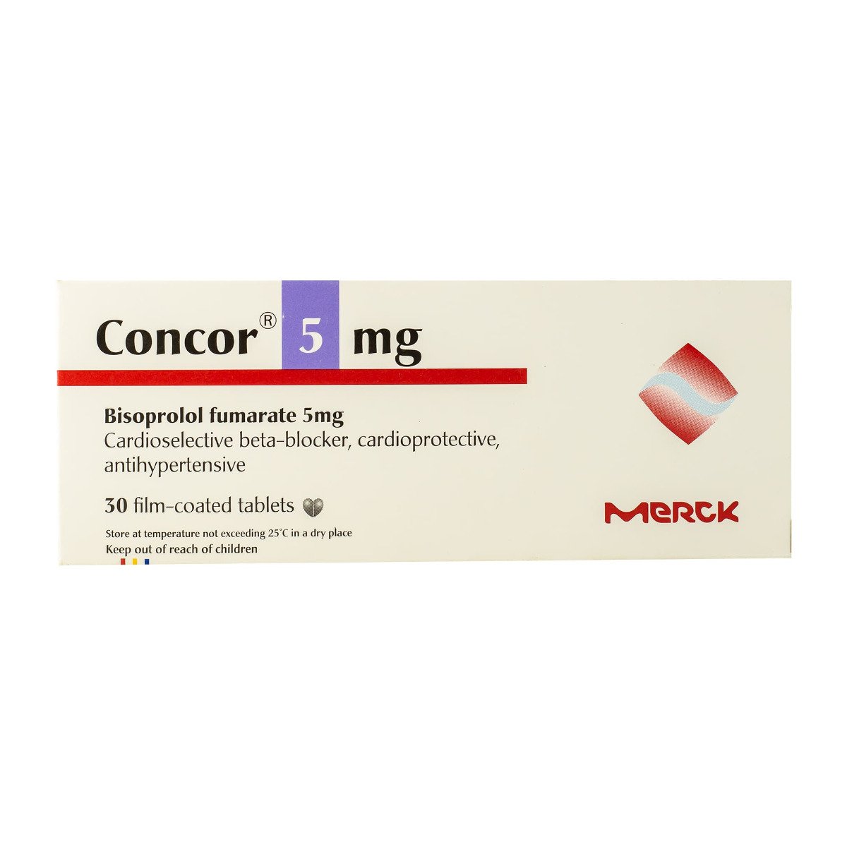 Concor 5 mg - 30 Tablets - Bloom Pharmacy