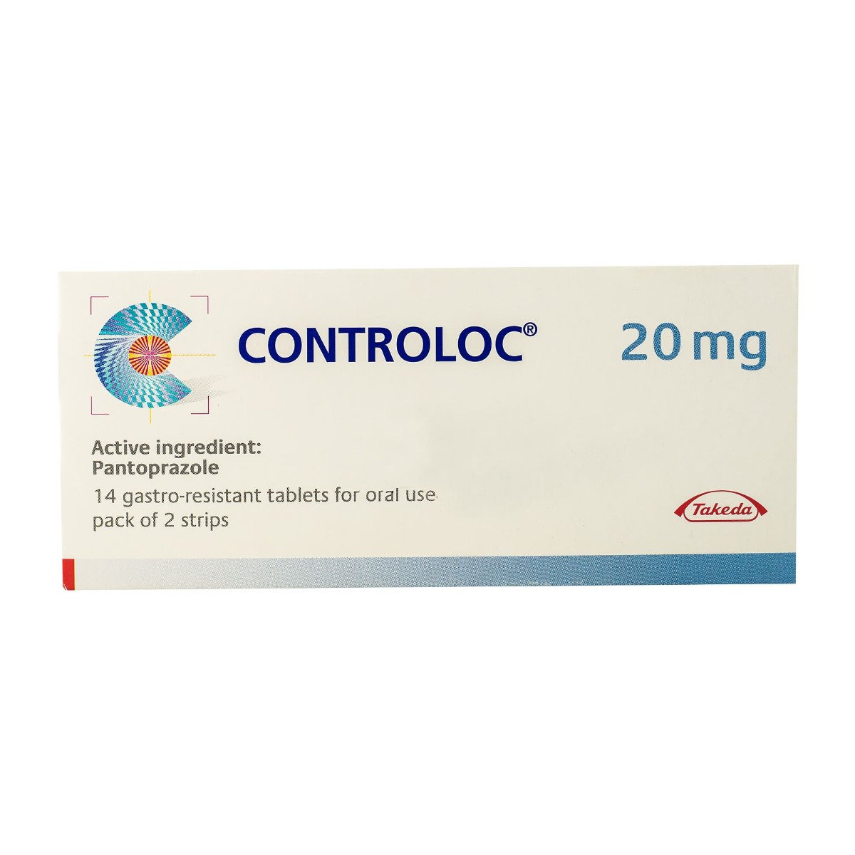 Controloc 20 mg - 14 Tablets - Bloom Pharmacy