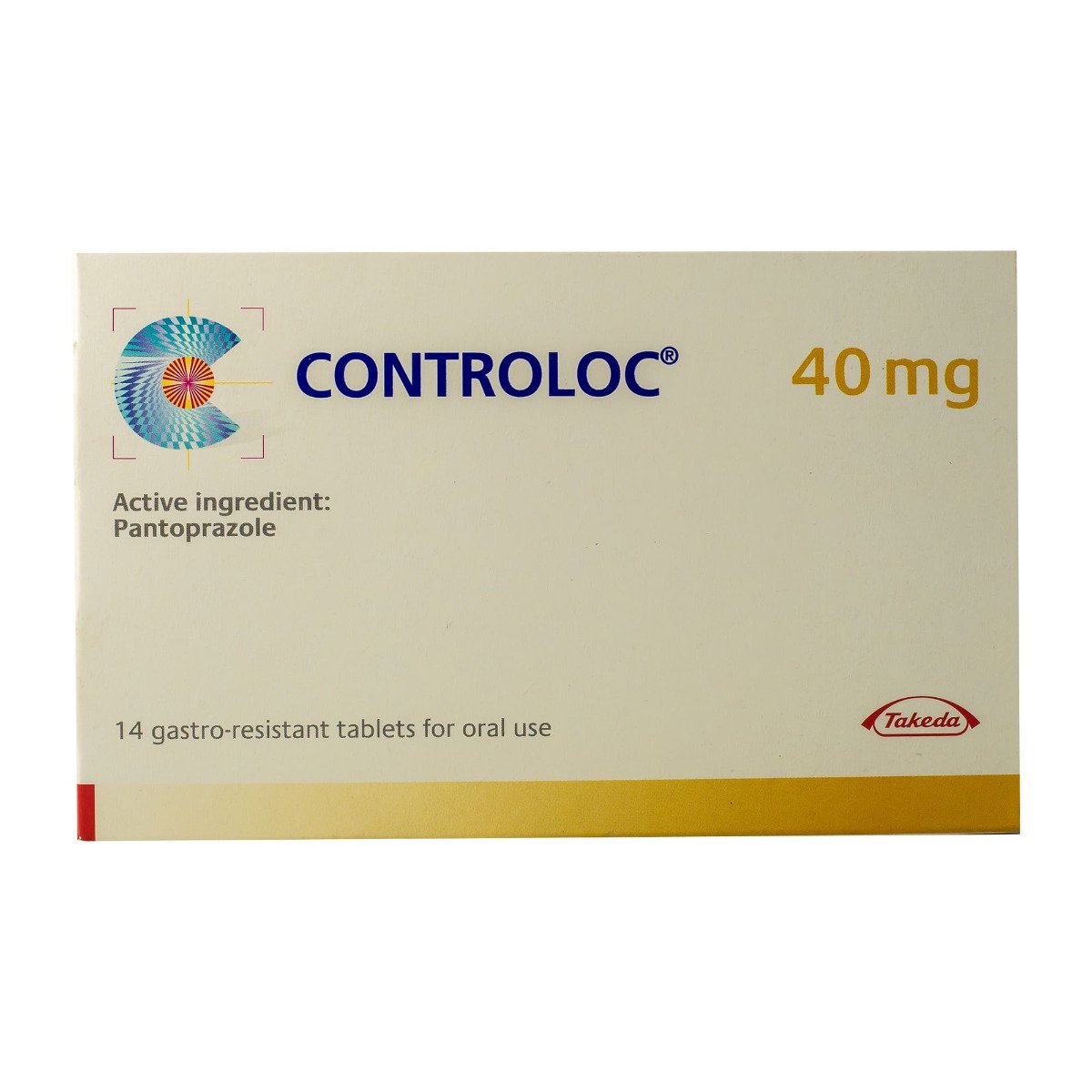 Controloc 40 mg - 14 Tablets - Bloom Pharmacy